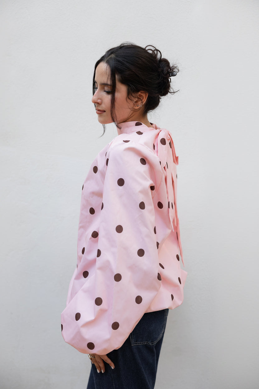 Bow-Back Blouse