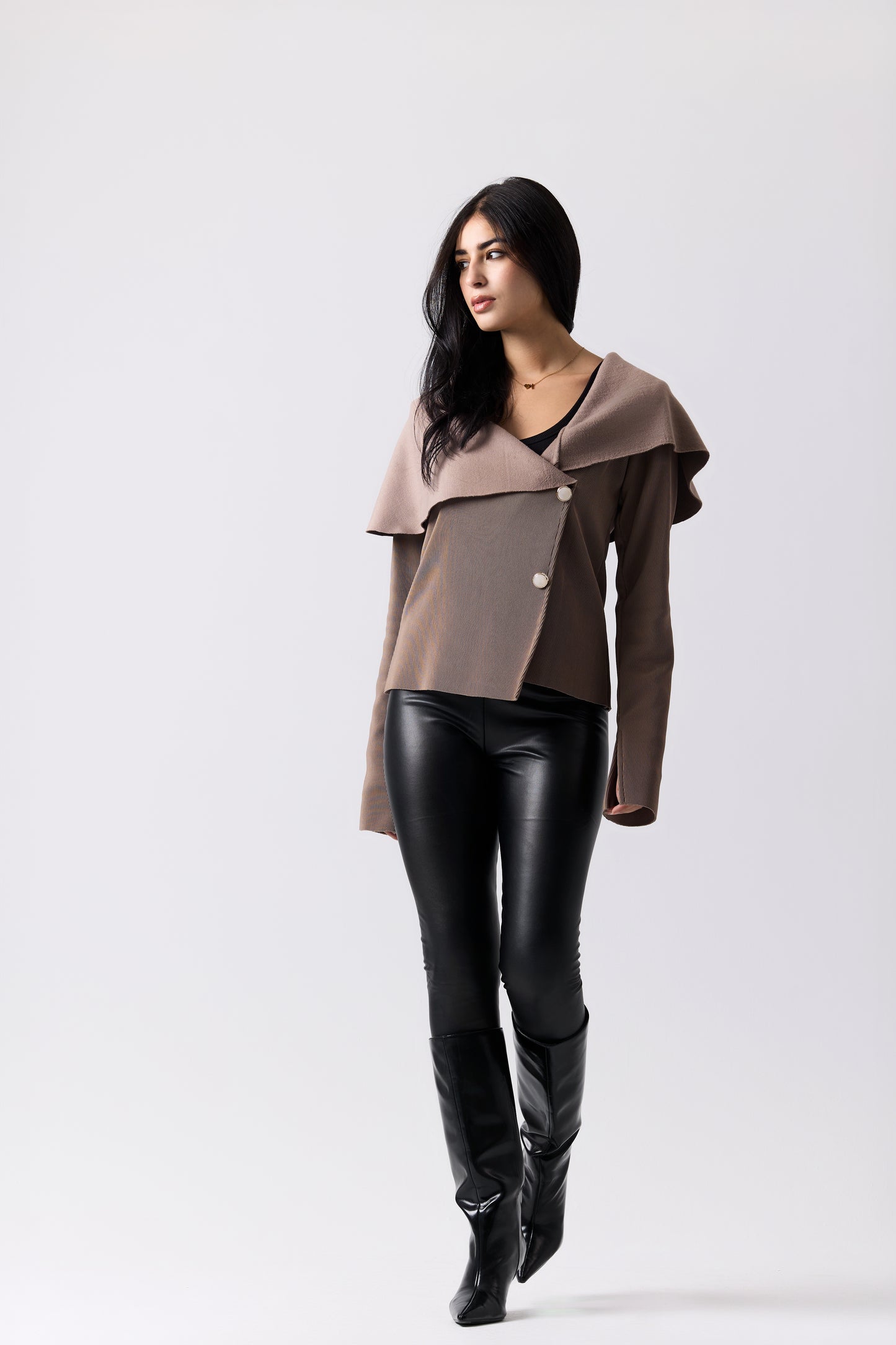 Mocha Edgy top