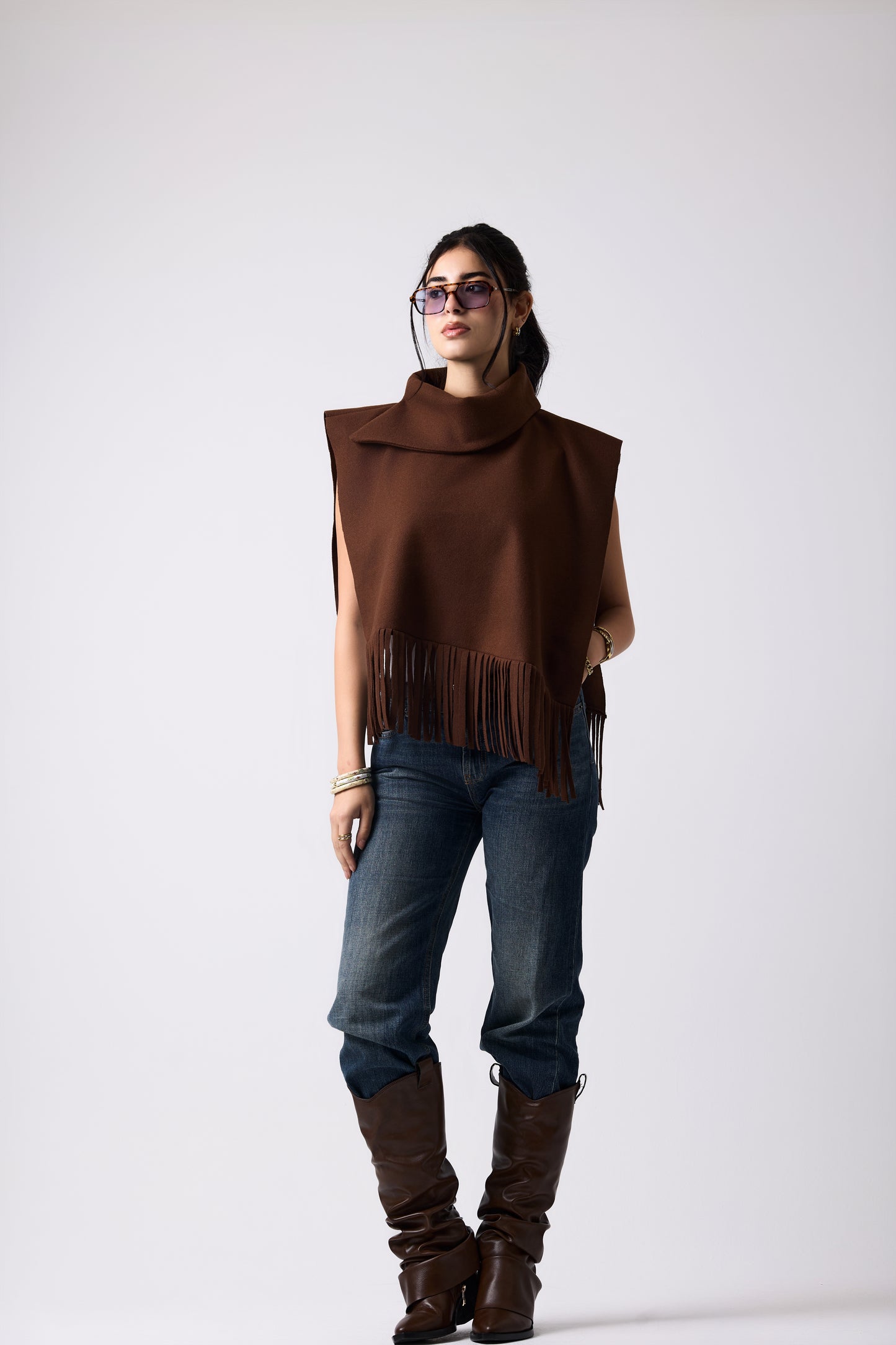 Fringe Twisted cape