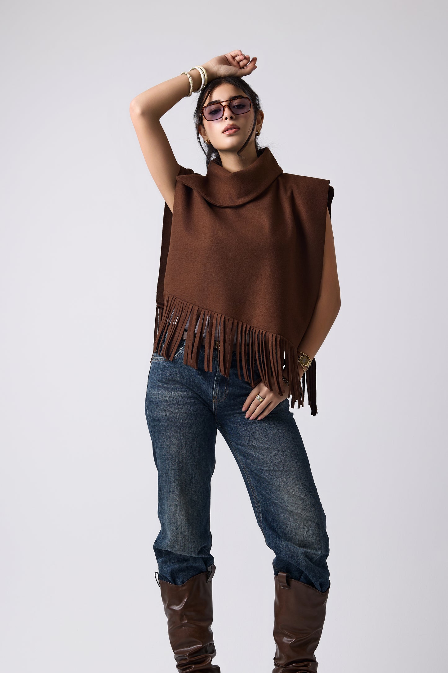 Fringe Twisted cape