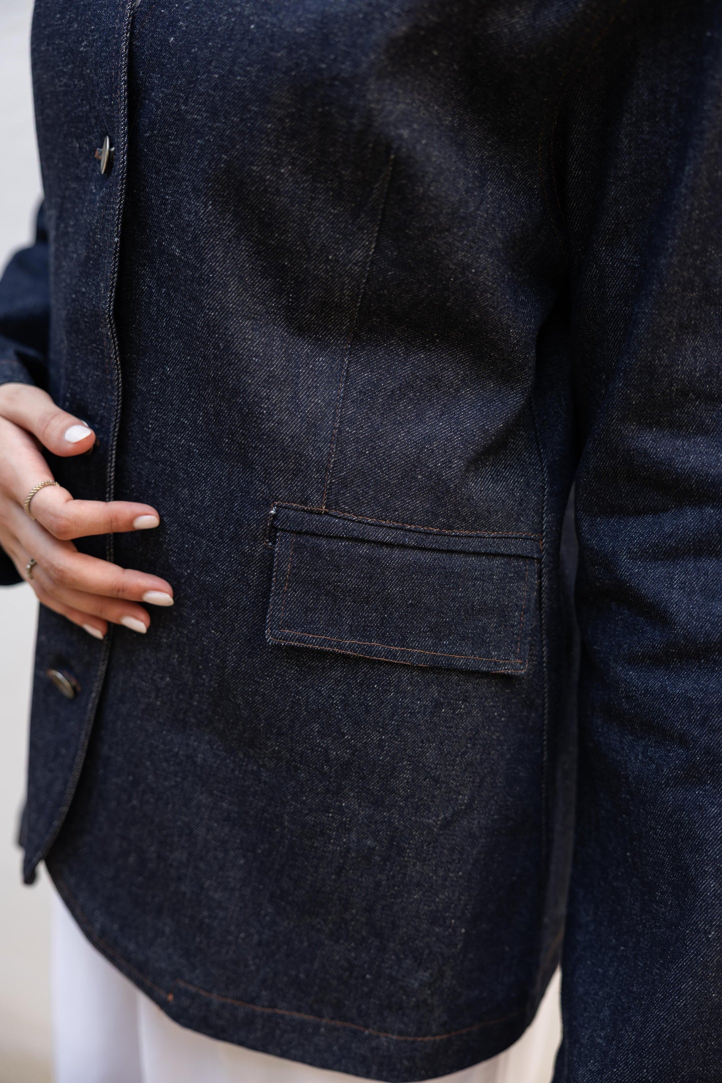 The Indigo Blazer