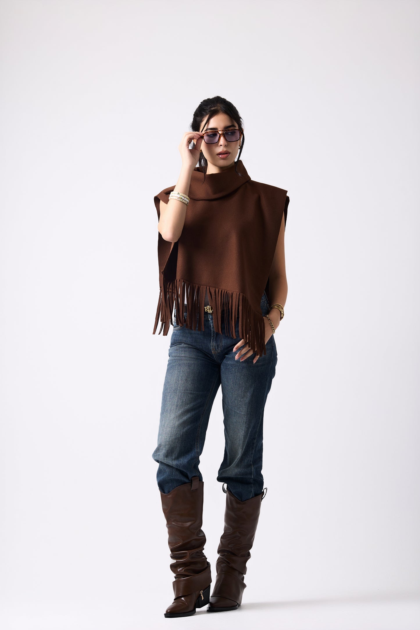 Fringe Twisted cape
