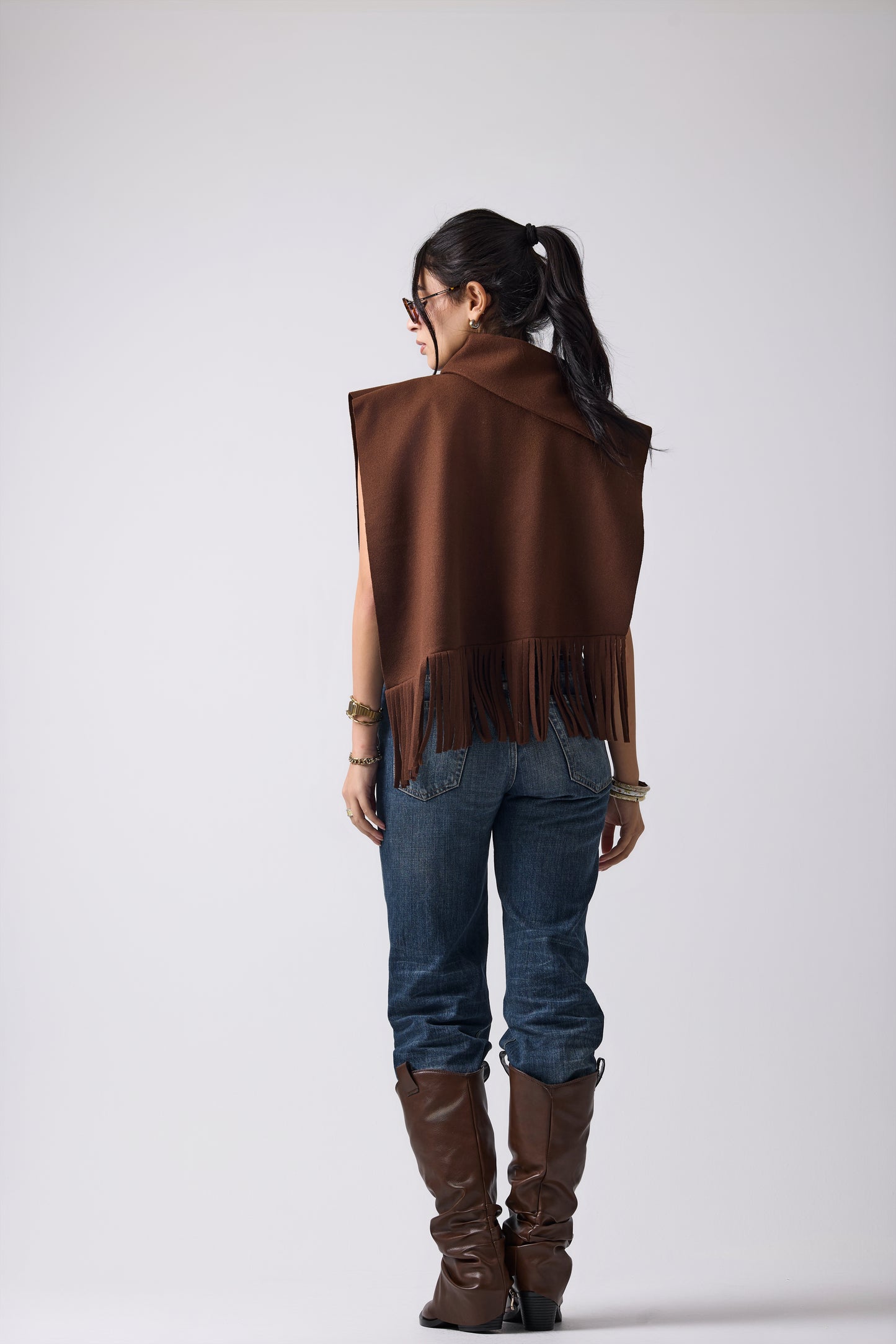 Fringe Twisted cape