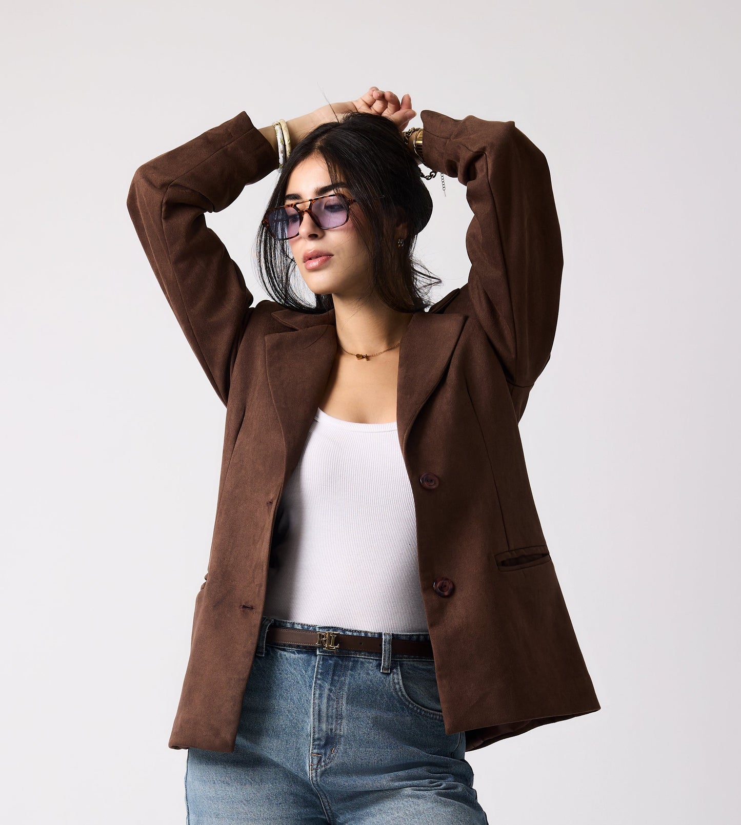 Suede Essence blazer