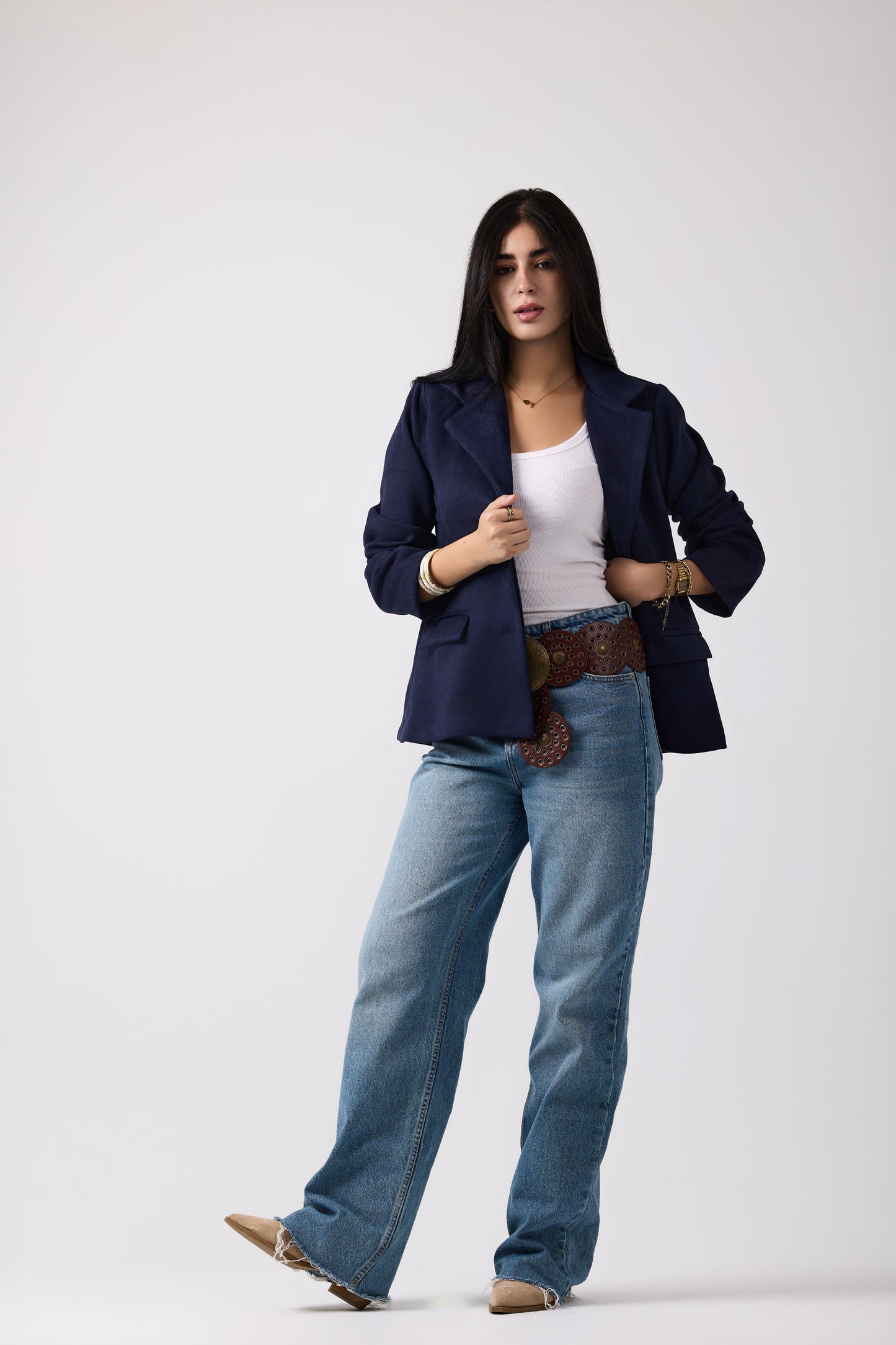 Suede Essence blazer