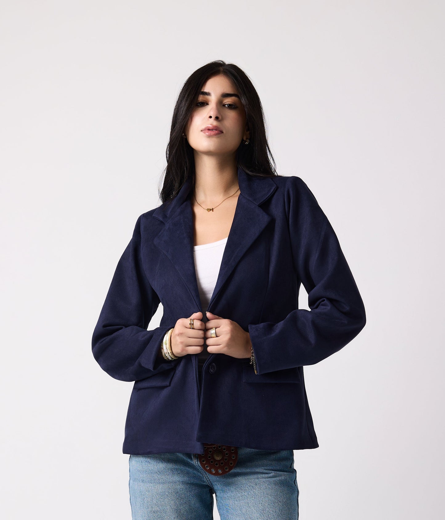 Suede Essence blazer
