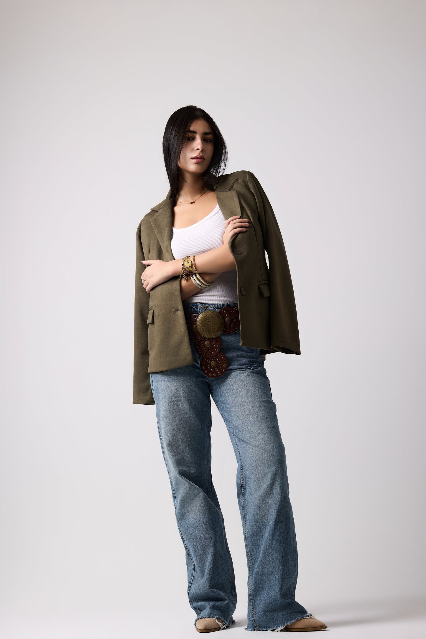 Suede Essence blazer