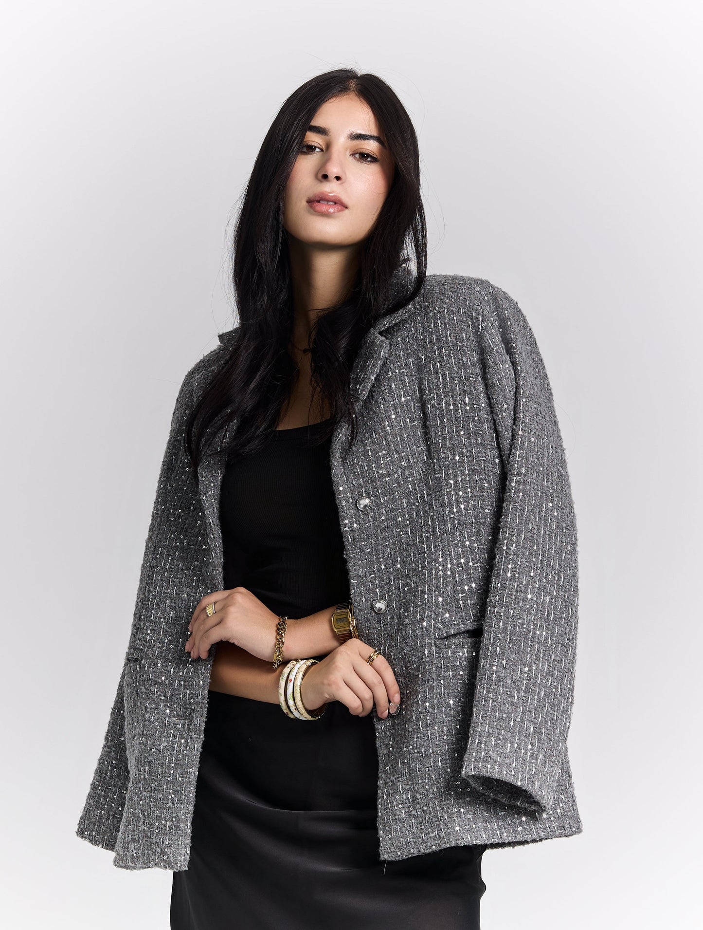 Evening glam blazer