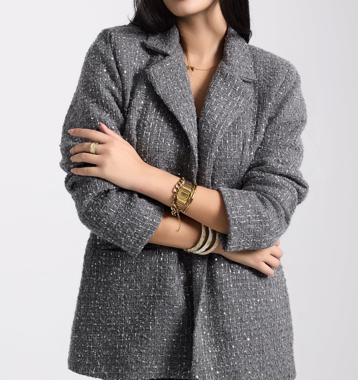 Evening glam blazer
