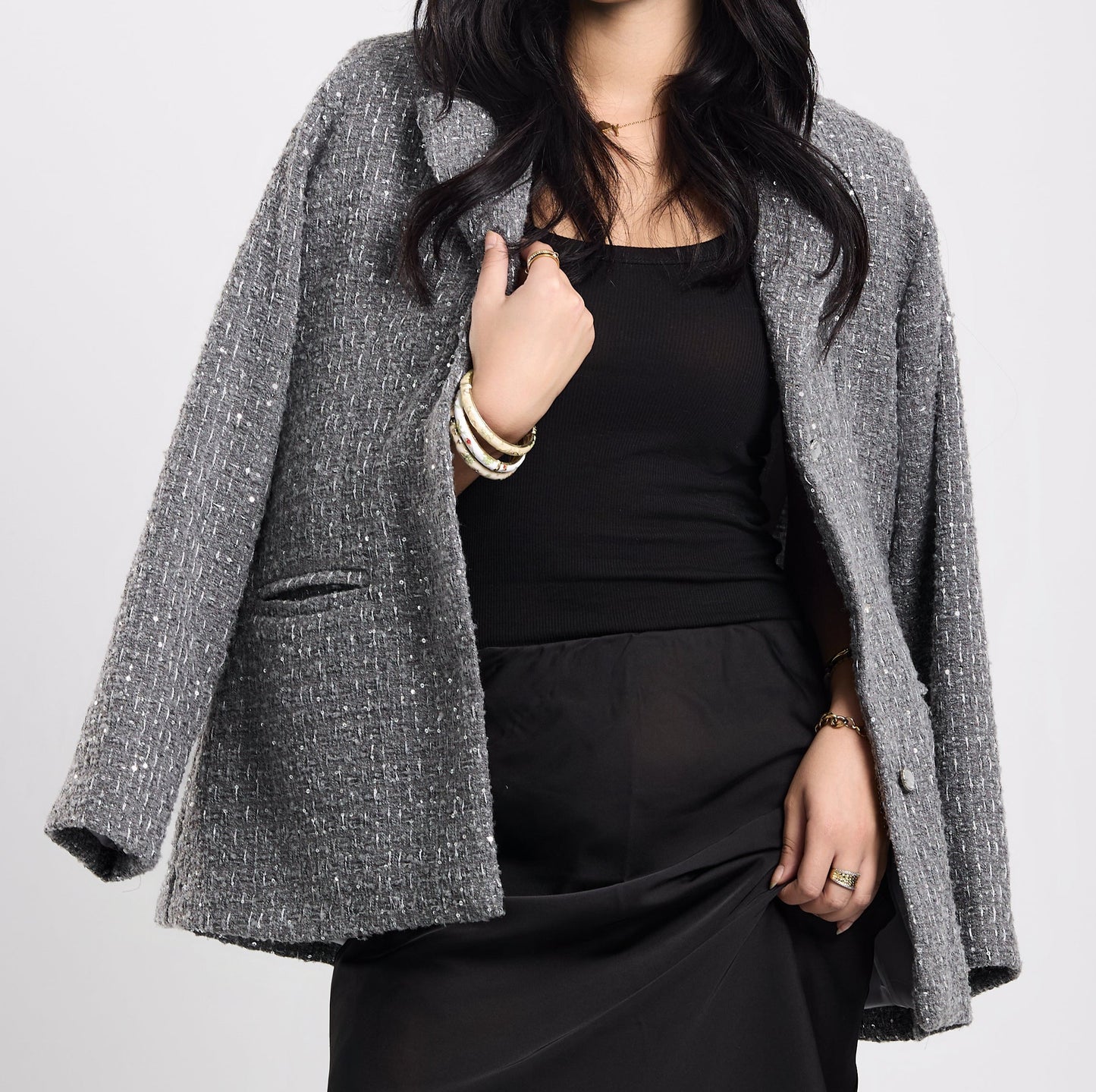 Evening glam blazer