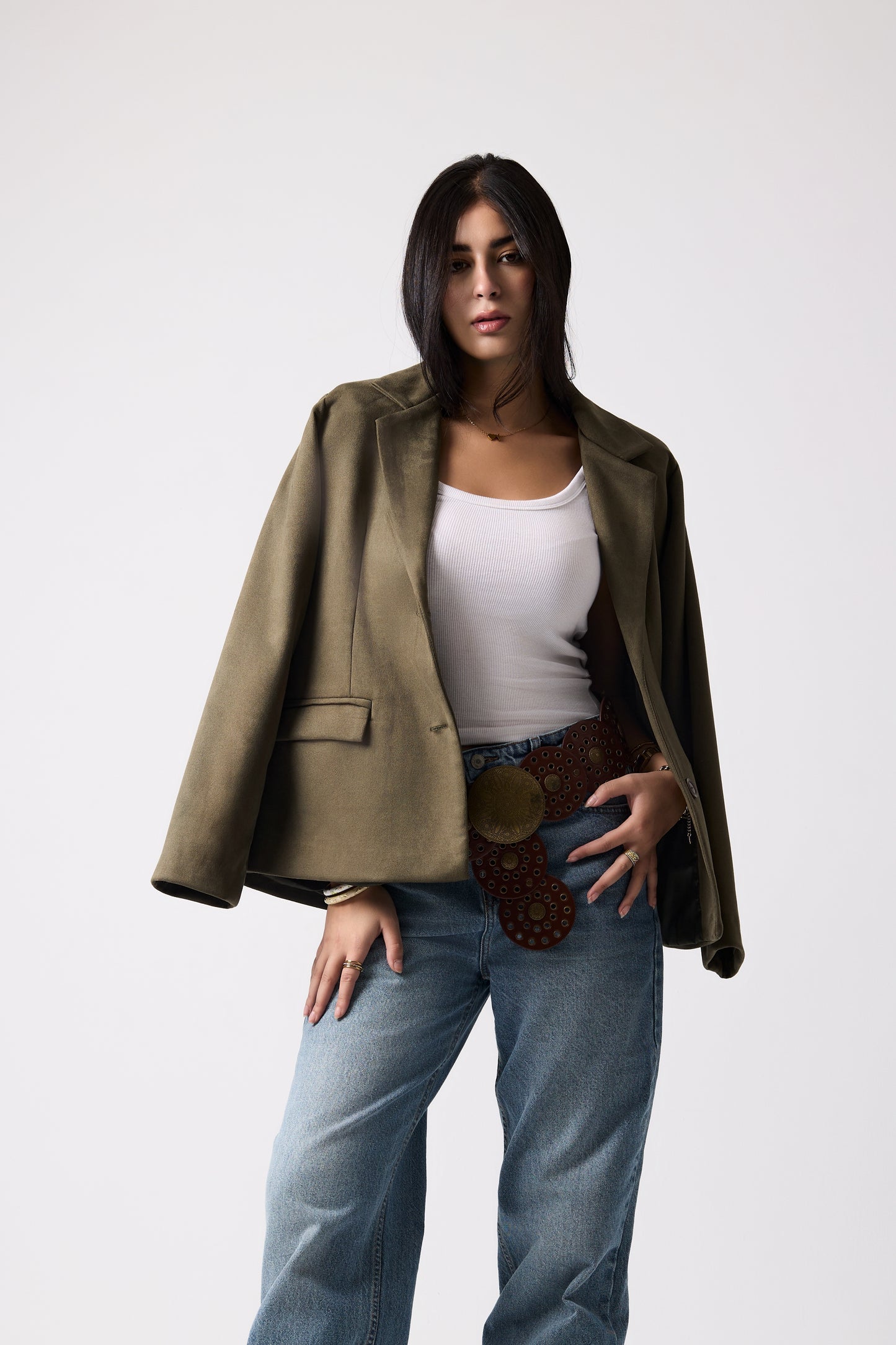 Suede Essence blazer