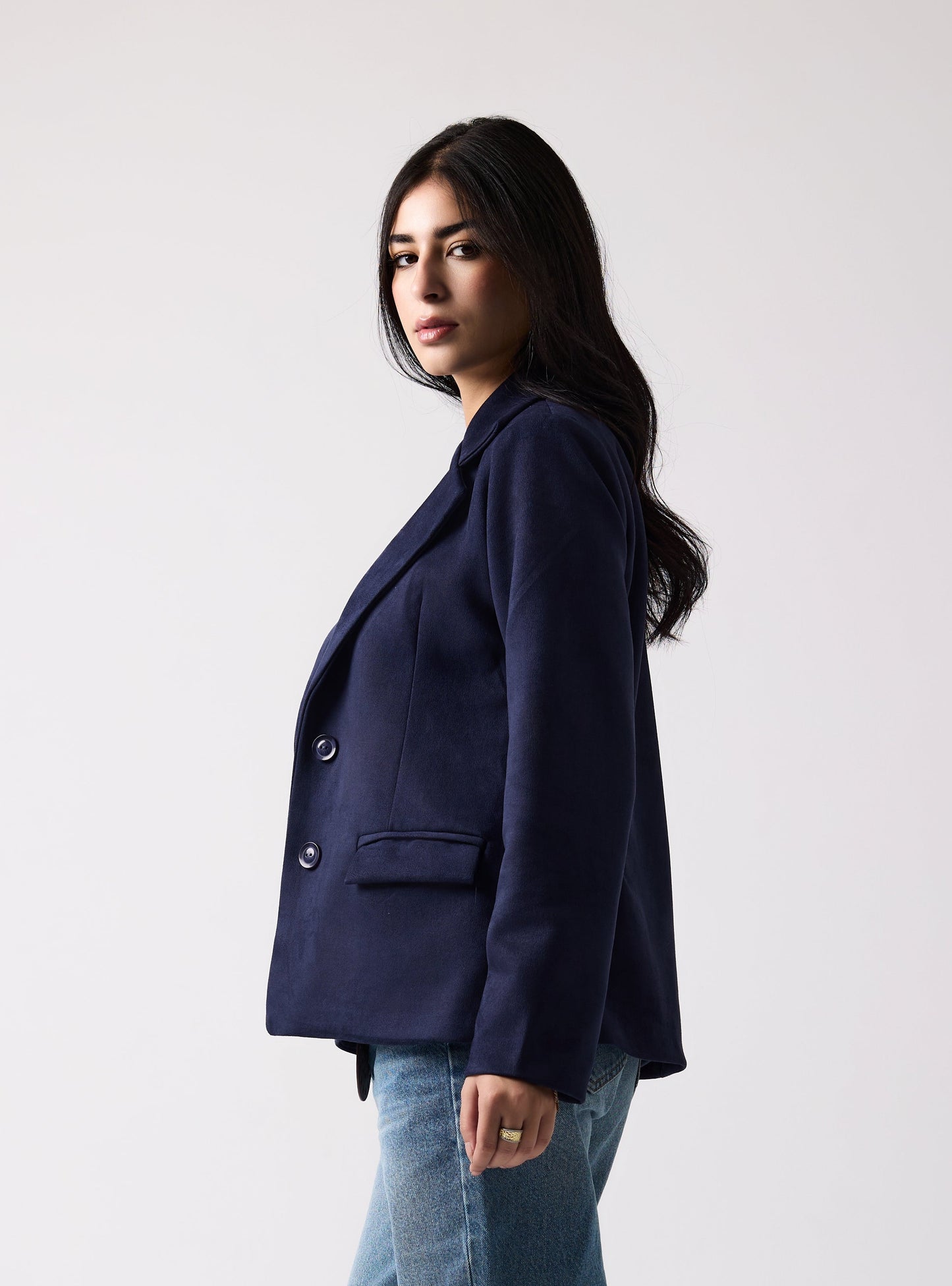 Suede Essence blazer