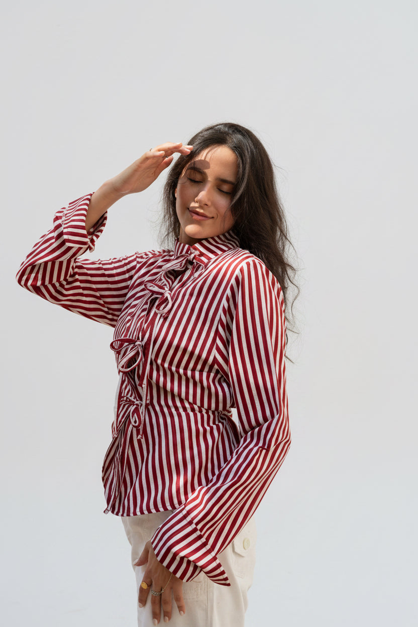 Ribbon-Tie Top